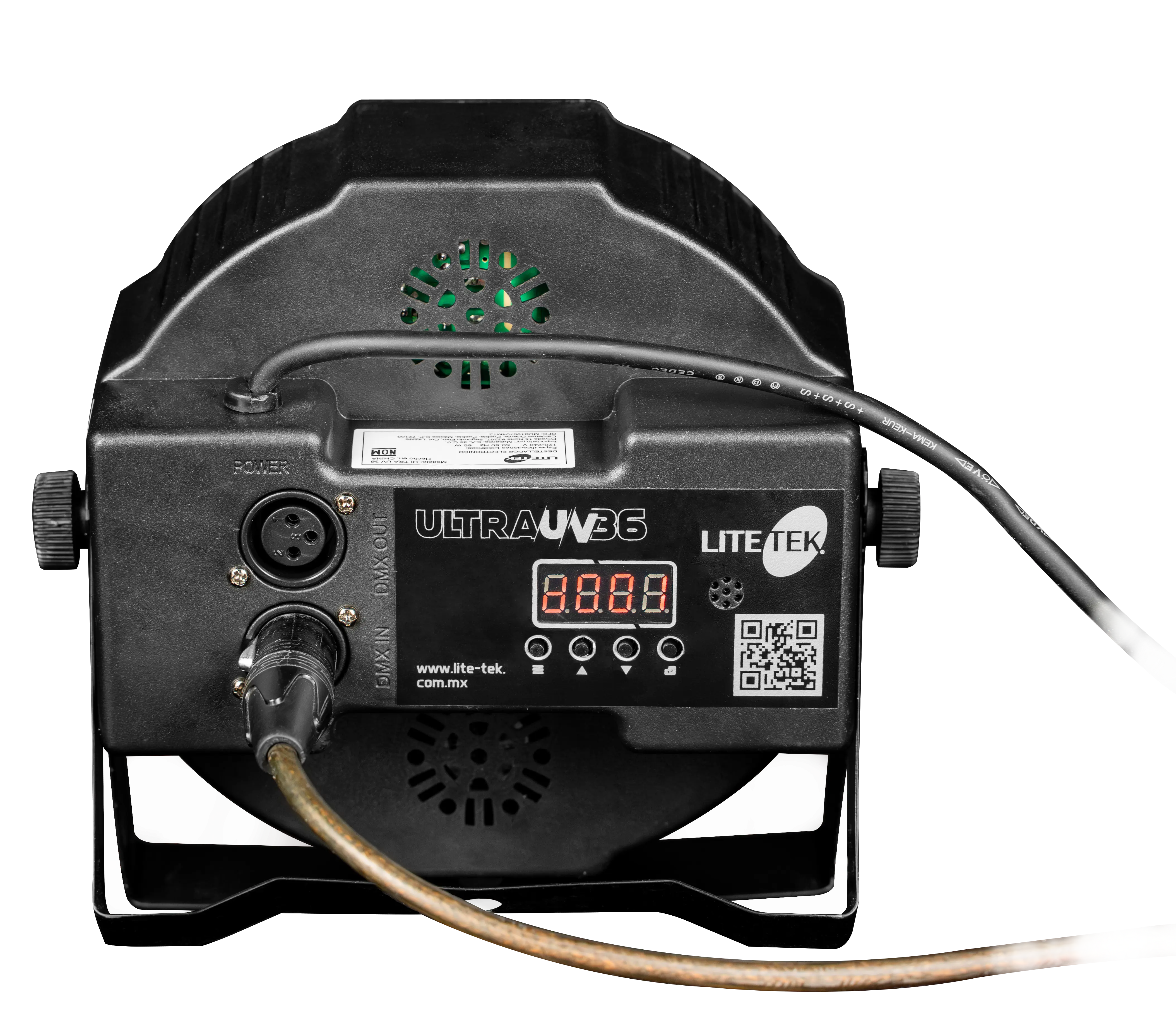 PAR UV ULTRA 36 vista posterior